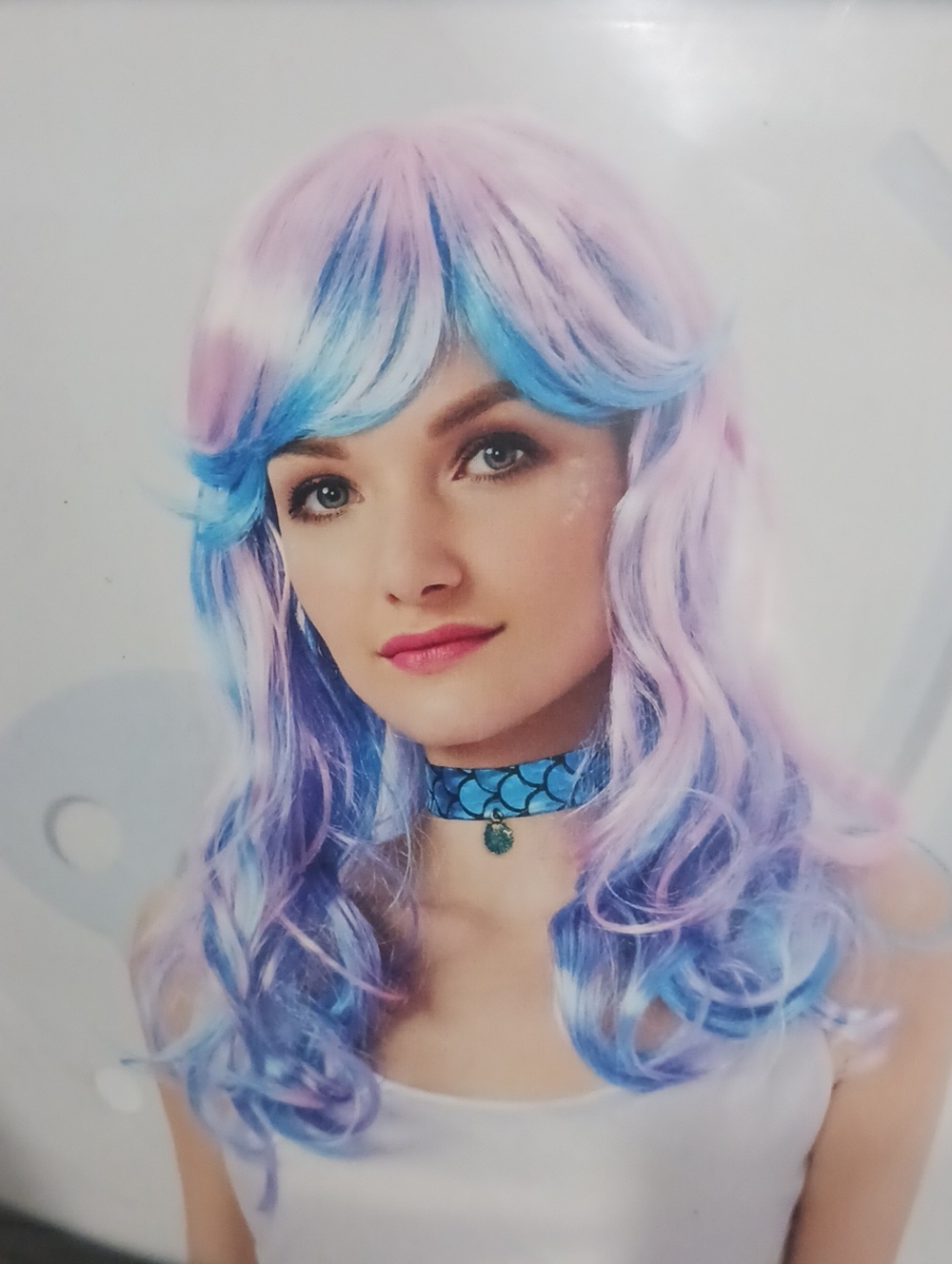 Mythical Creature Wig - Pastel Pink & Blue